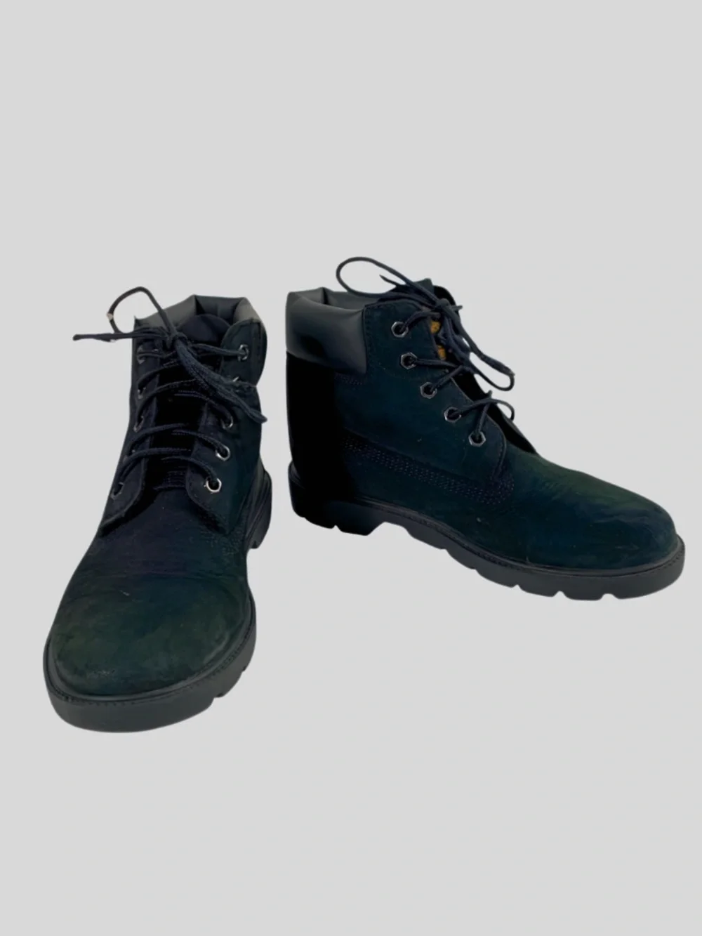 Timberland Waterproof Black Suede Boots Boys 3 Y2K Retro Streetwear